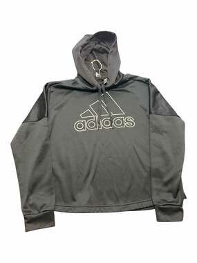 adidas Women's Team Issue Pullover Hoodie Black Large
